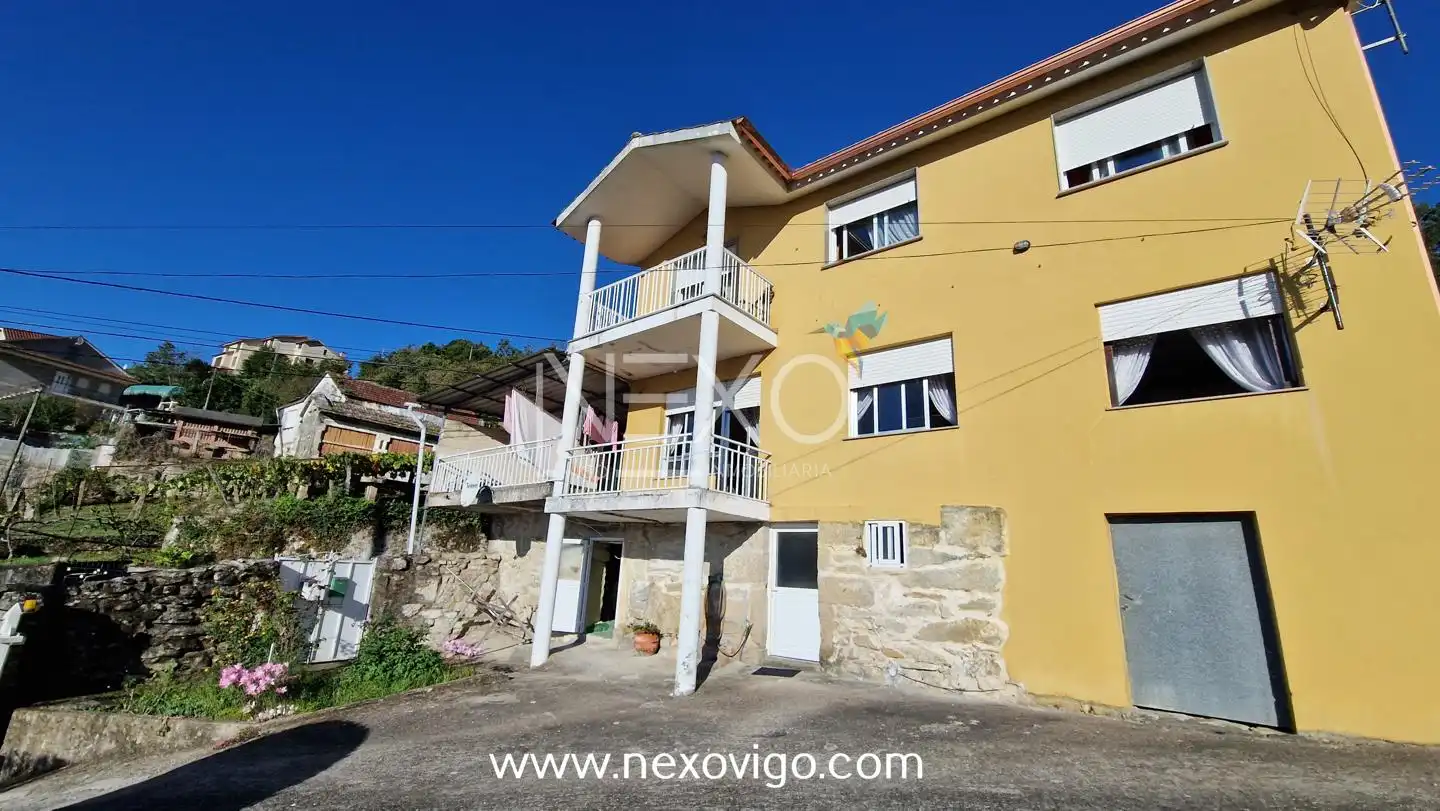 Vista exterior de Casa o chalet en venta en Moaña con Jardín privado, Terraza y Trastero