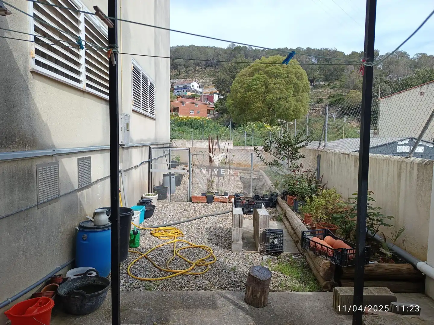 Garten von Einfamilien-Reihenhaus zum Verkauf in Olivella mit Heizung, Privatgarten und Terrasse