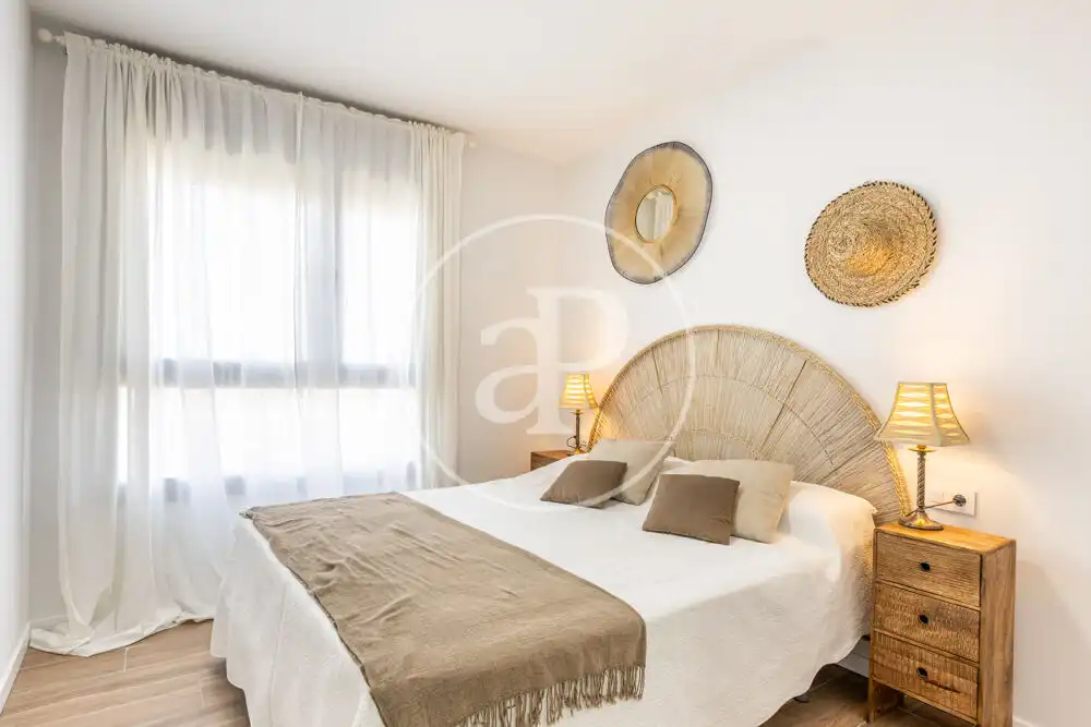 Bedroom of Flat for rent in Quart de Poblet  with Air Conditioner, Heating and Private garden