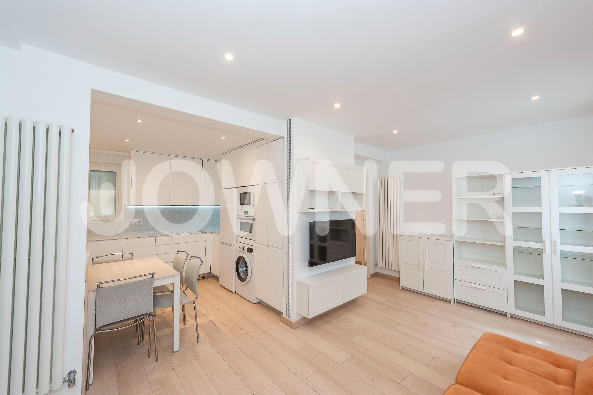 Kitchen of Flat for rent in  Madrid Capital  with Air Conditioner, Heating and Furnished