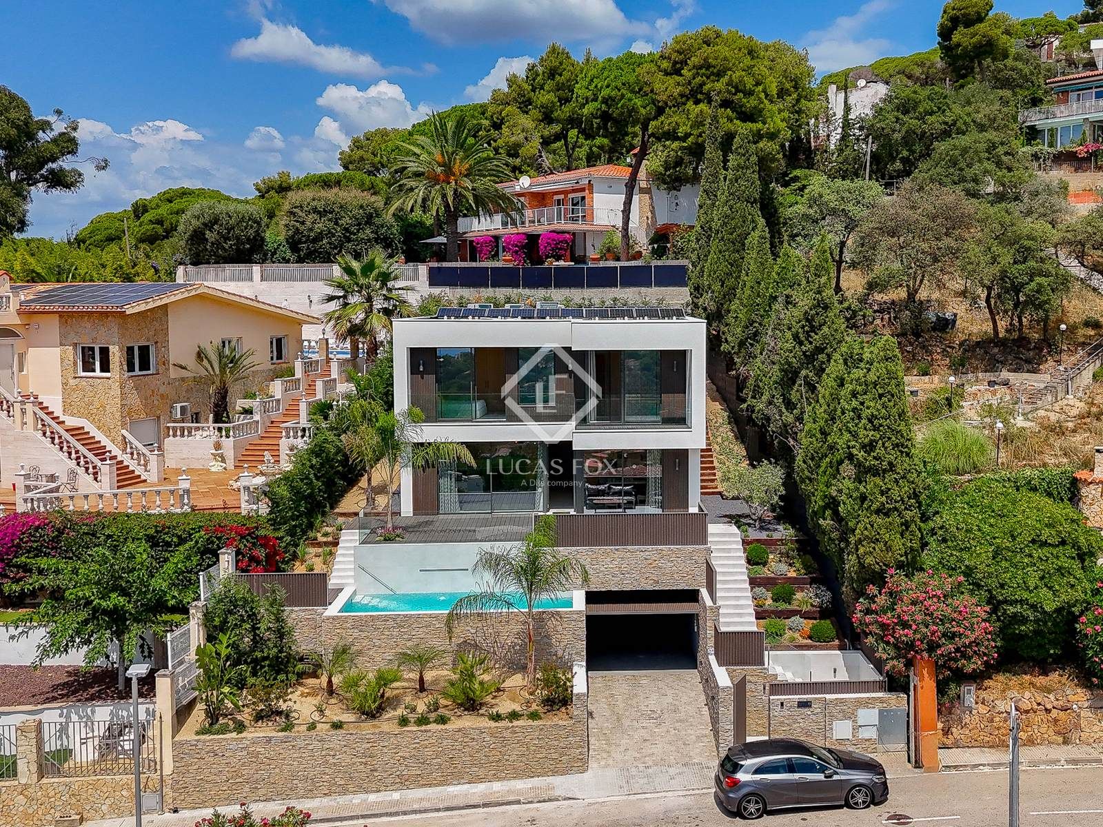 Vista exterior de Casa o chalet en venta en Lloret de Mar con Aire acondicionado, Calefacción y Terraza