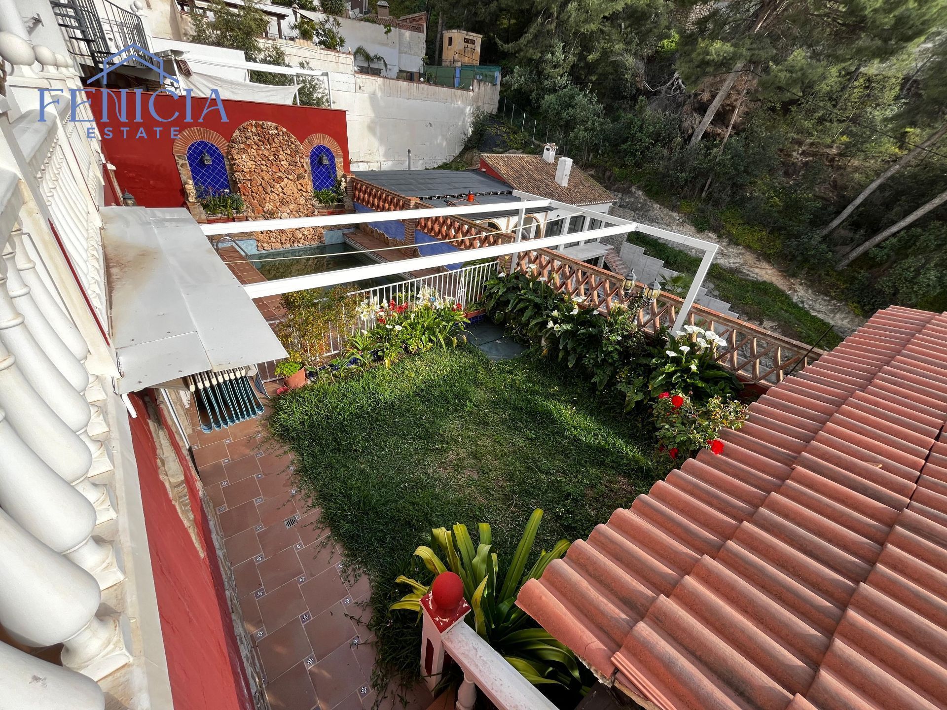 Jardí de Casa adosada en venda en Almuñécar amb Aire condicionat, Calefacció i Jardí privat