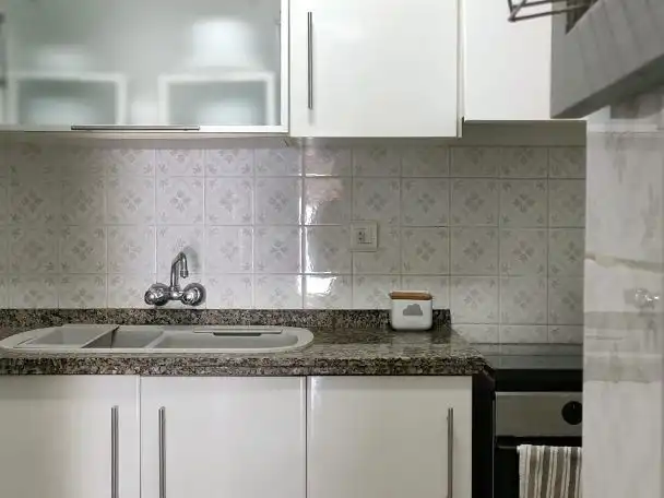 Cuina de Apartament en venda en Cullera amb Aire condicionat, Terrassa i Piscina