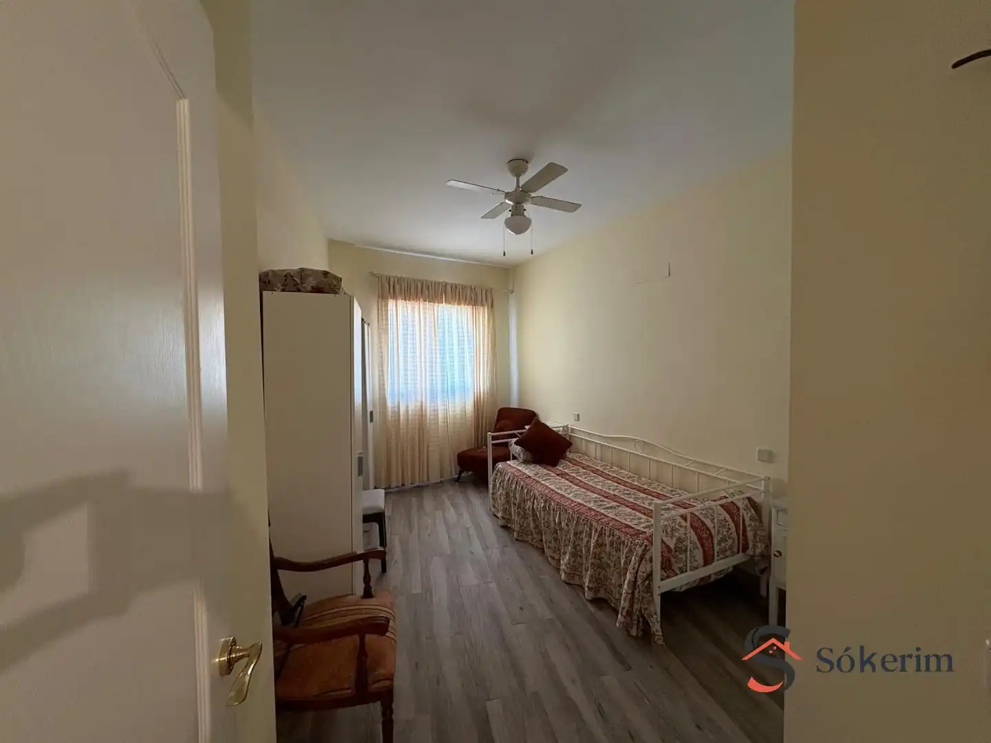 Schlafzimmer von Wohnung zum Verkauf in Alcabón mit Klimaanlage, Heizung und Privatgarten