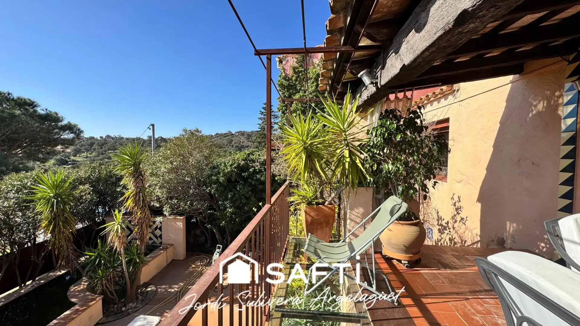 Garden of Detached homes for sale in Cantallops  with Heating, Terrace and Swimming Pool