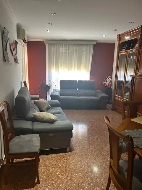 Wohnzimmer von Wohnung zum Verkauf in Corbera mit Abstellraum, Möbliert und Waschmaschine