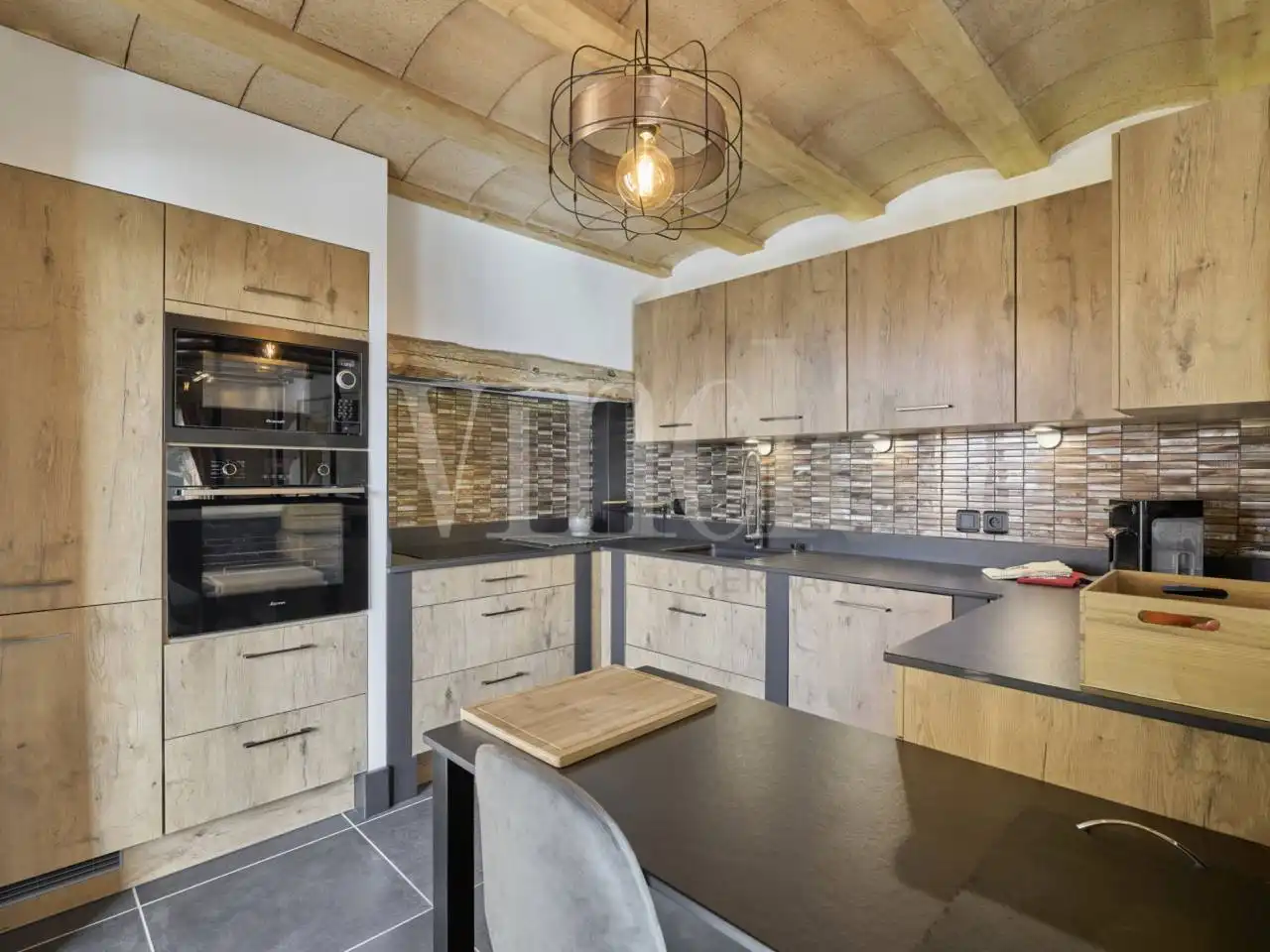 Cocina de Casa adosada en venta en Bolquère con Calefacción, Jardín privado y Parquet