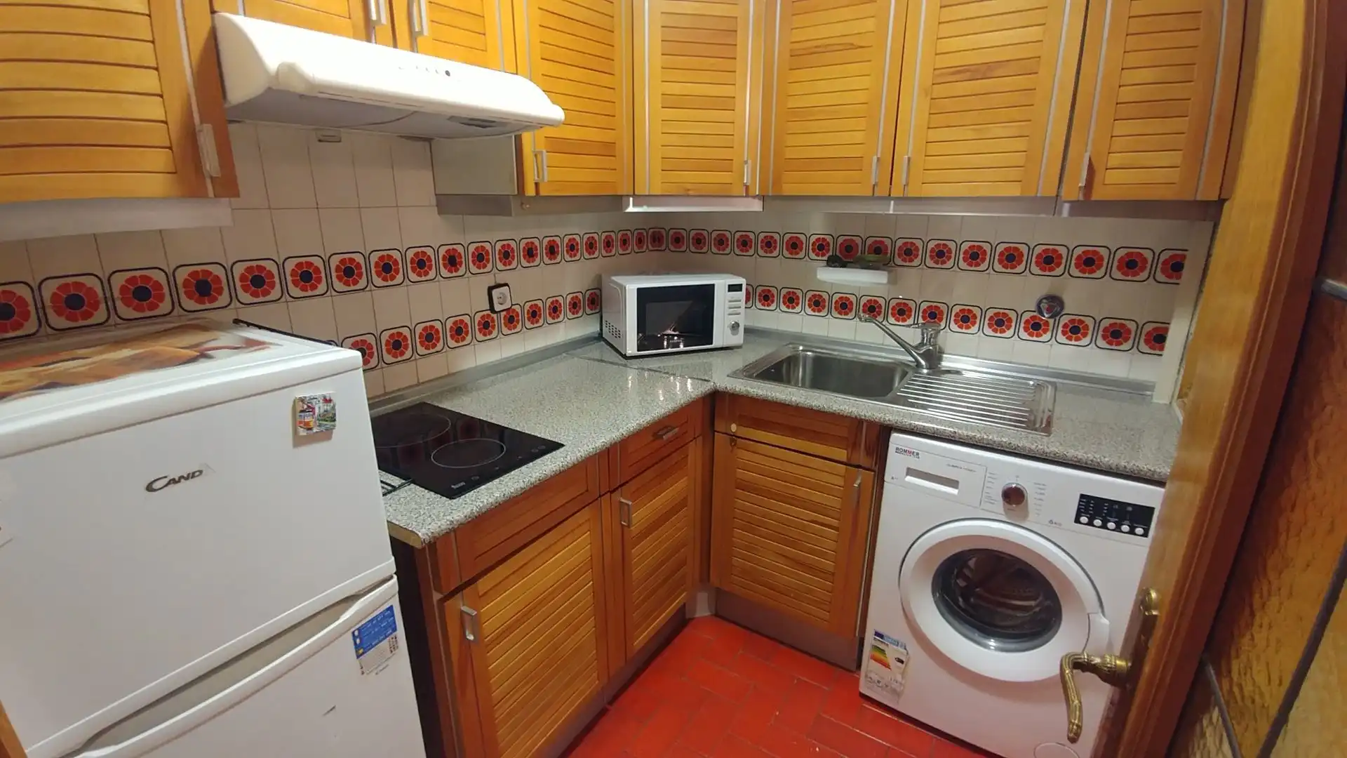 Cocina de Apartamento de alquiler en Madrid con Aire acondicionado, Calefacción y Terraza