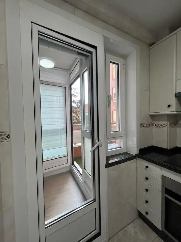 Balcony of Flat for rent in Gijón   with Heating and Terrace