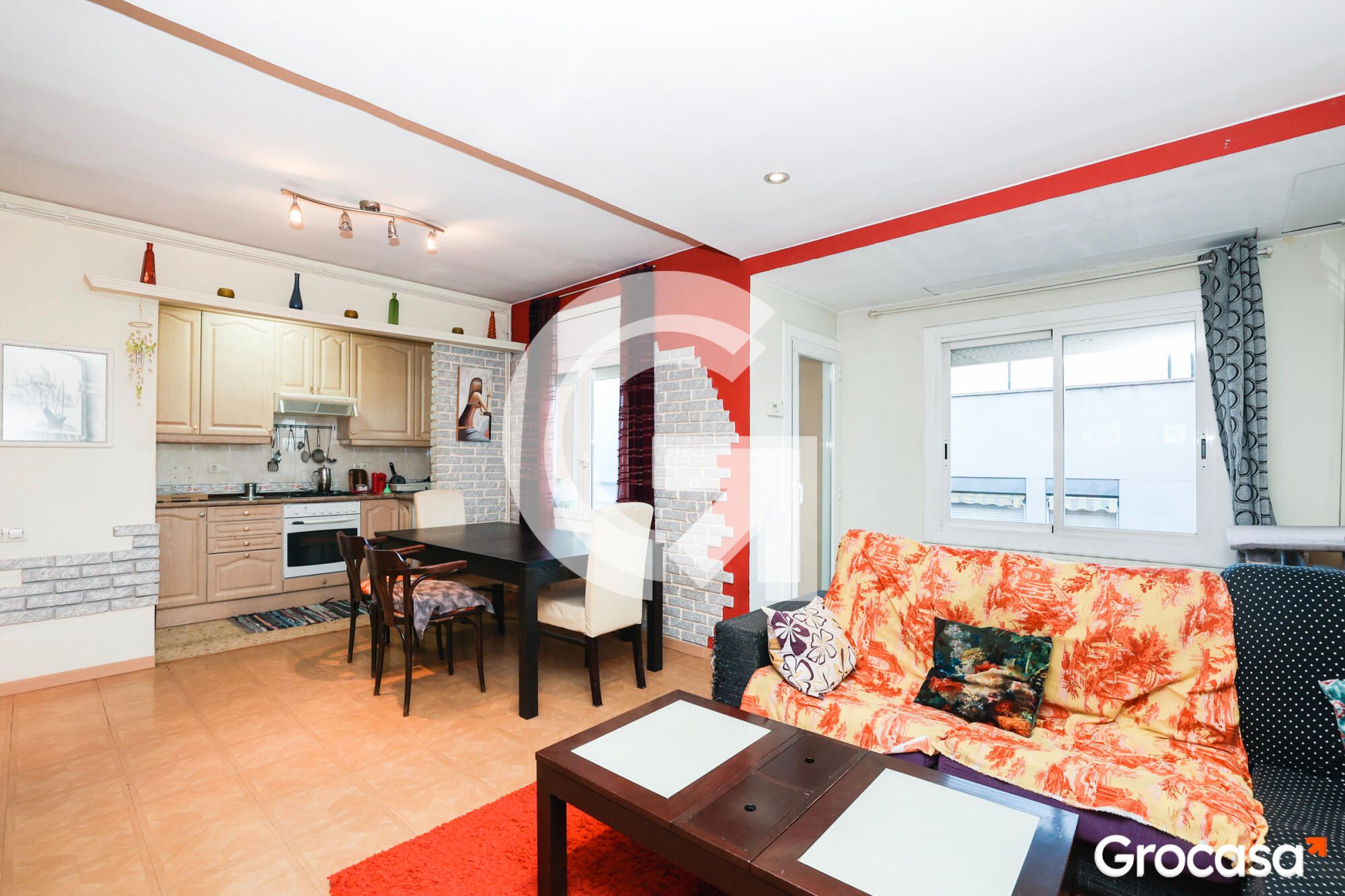 Living room of Flat for sale in Terrassa  with Heating, Storage room and Oven