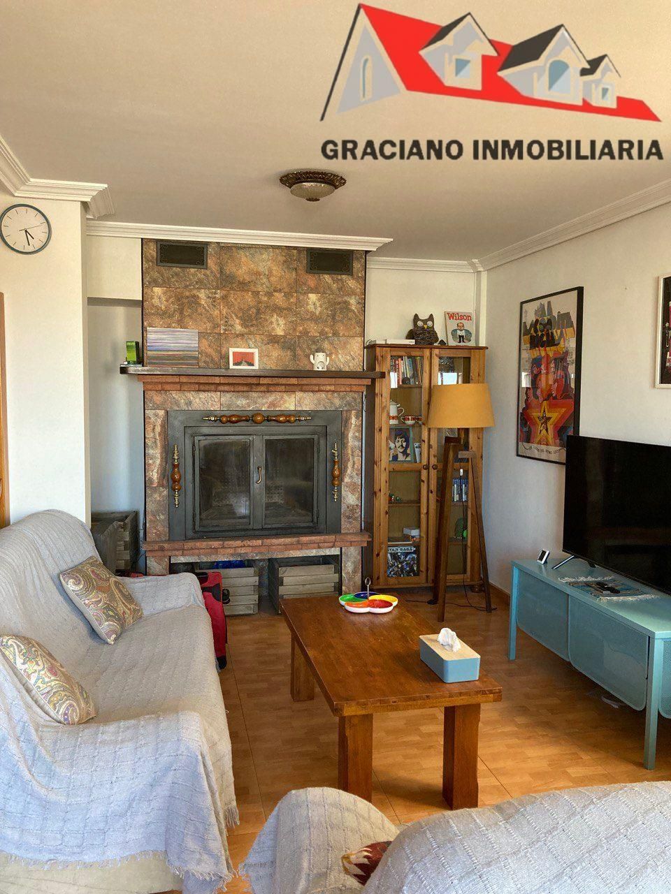 Sala d'estar de Àtic en venda en  Albacete Capital amb Calefacció, Terrassa i Traster