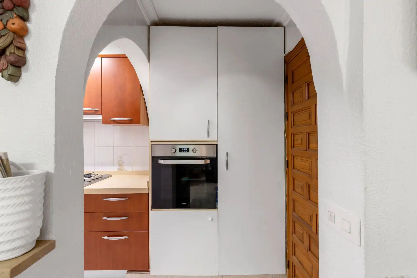 Cocina de Casa adosada en venta en Torrevieja con Aire acondicionado, Jardín privado y Terraza