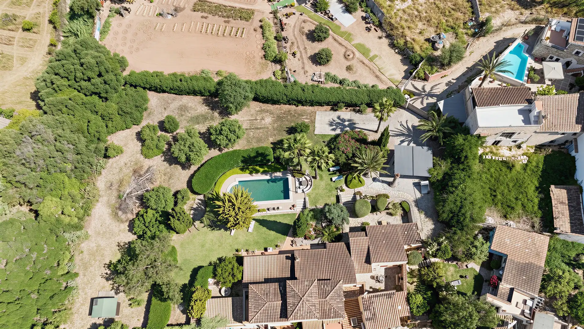 Garten von Country house zum Verkauf in Andratx mit Klimaanlage, Heizung und Abstellraum