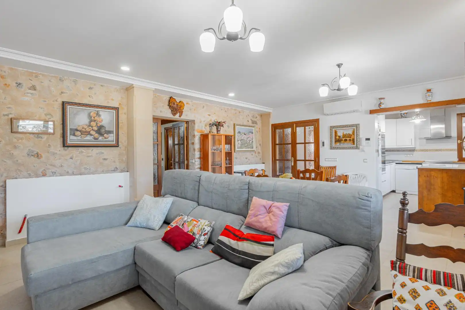 Living room of Country homes for sale in Inca  with Air Conditioner, Heating and Private garden