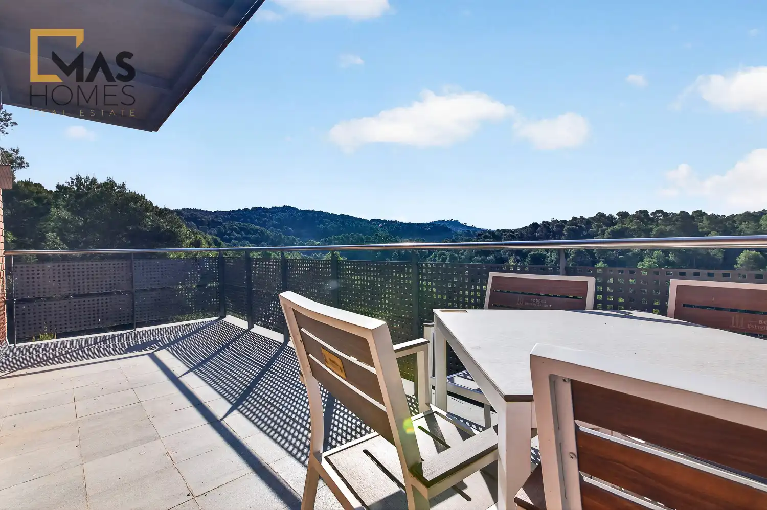 Terrassa de Casa o xalet en venda en Sant Llorenç Savall amb Aire condicionat, Calefacció i Jardí privat