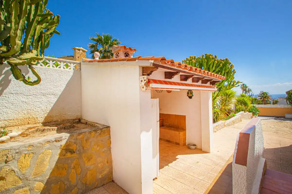 Exterior view of Houses for sale in Calpe / Calp  with Air Conditioner, Heating and Private garden