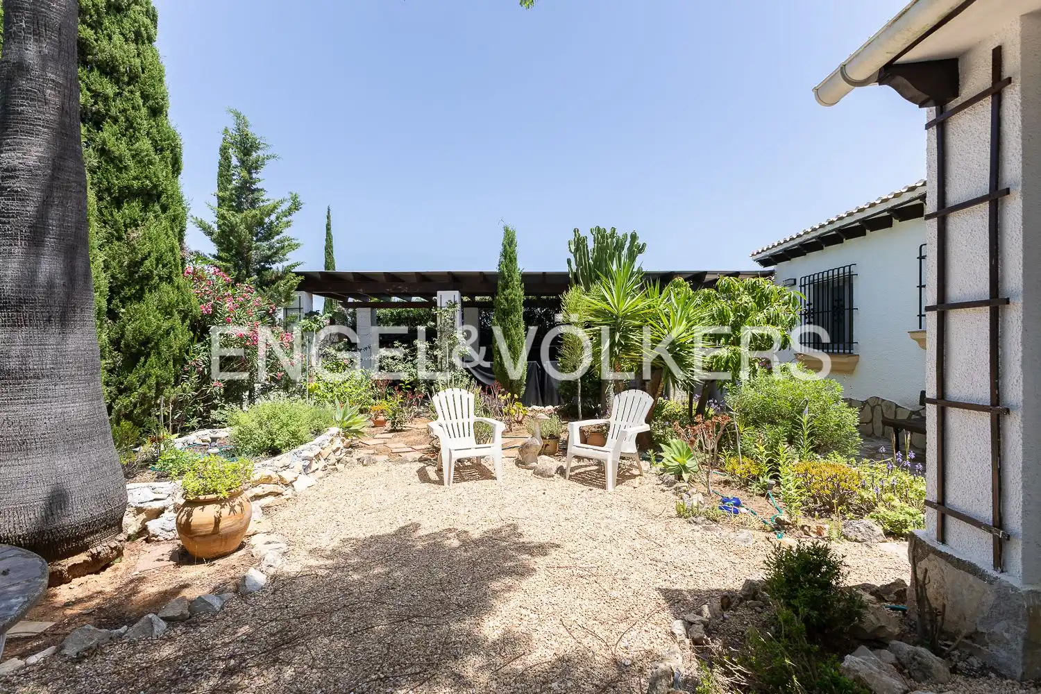 Terraza de Casa o chalet en venta en Dénia con Calefacción, Jardín privado y Piscina