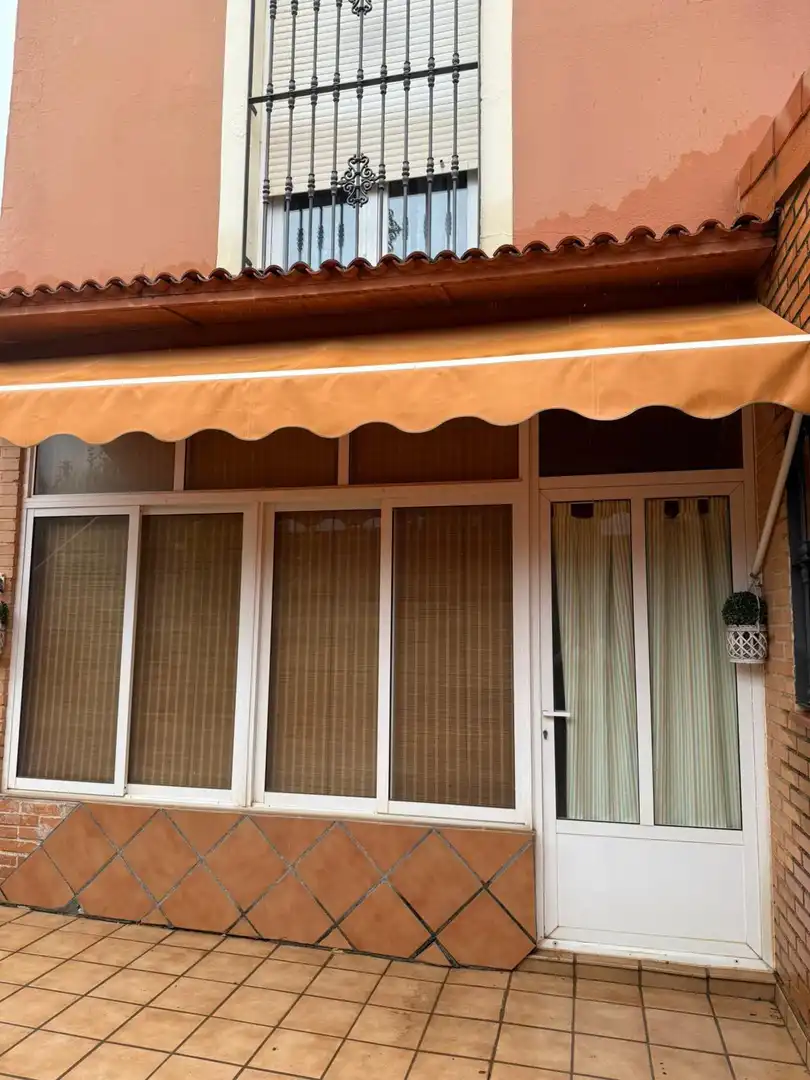 Balcony of Detached homes for sale in Argamasilla de Calatrava  with Air Conditioner, Heating and Private garden