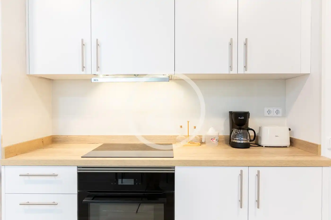 Kitchen of Flat for rent in Madrid  with Heating, Furnished and Oven