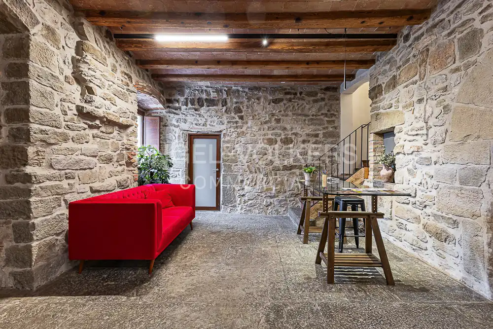 Sala d'estar de Finca rústica en venda en Calders amb Aire condicionat, Calefacció i Jardí privat