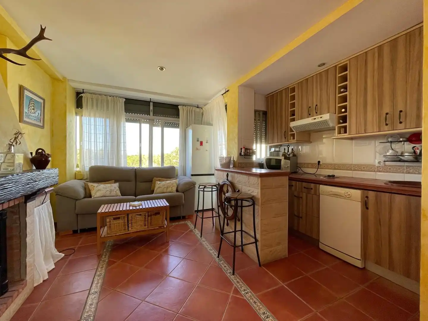 Kitchen of Apartments for sale in El Rompido  with Heating, Terrace and Furnished