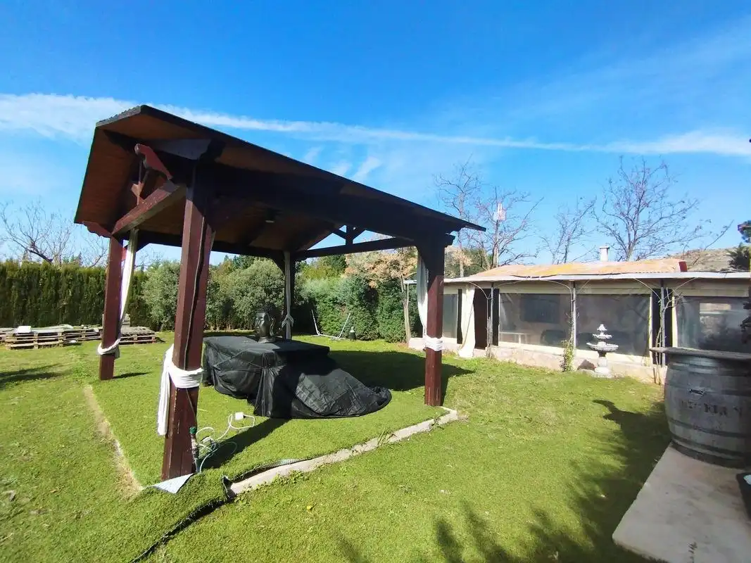 Terraza de Casa o chalet en venta en Muel con Jardín privado y Piscina