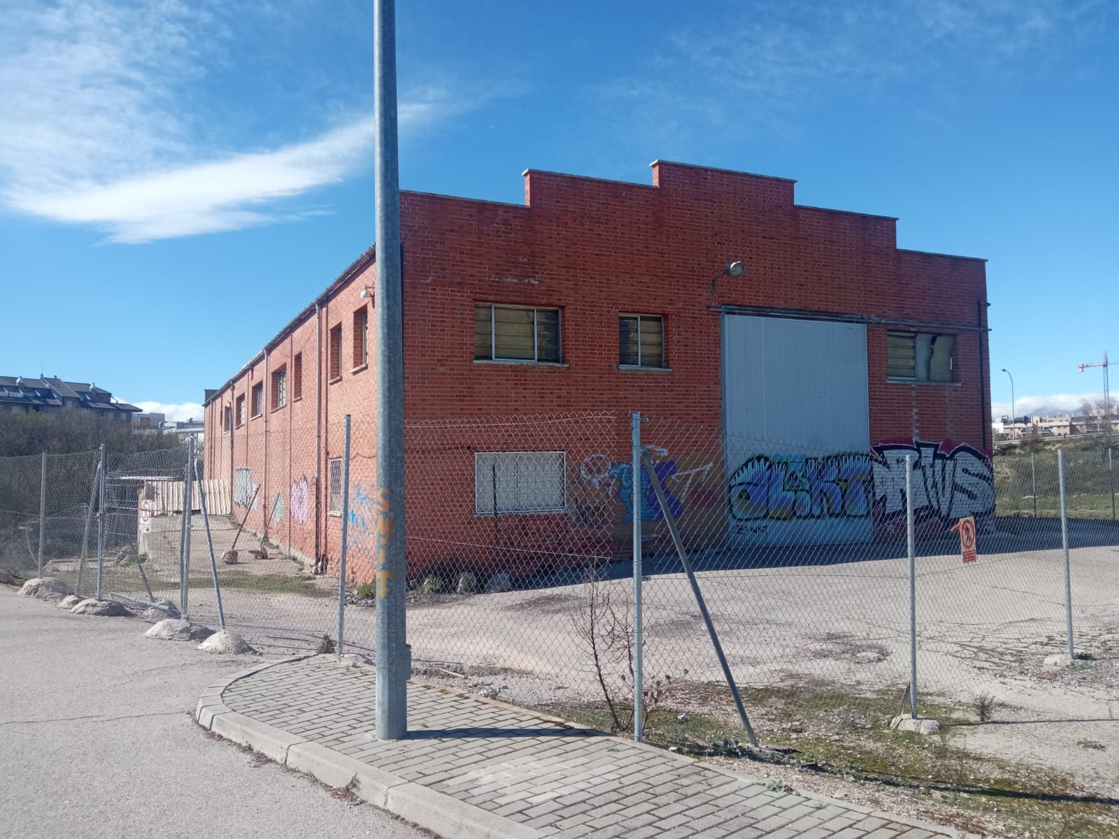 Exterior view of Industrial buildings for sale in Colmenar Viejo