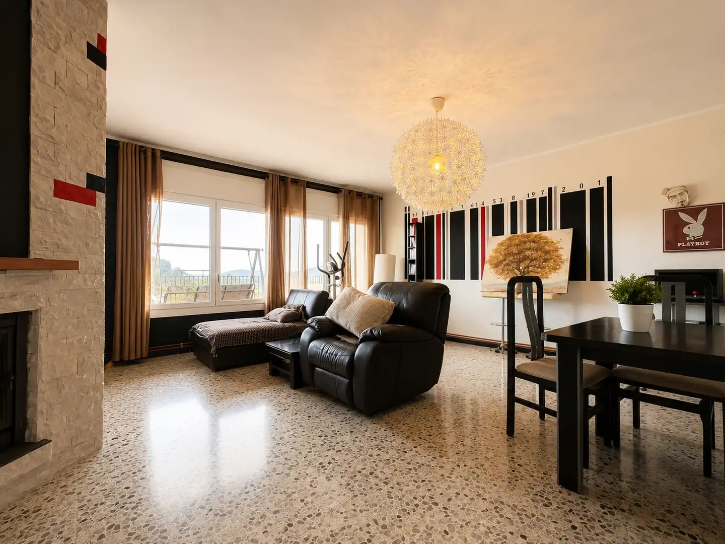 Living room of Country homes for sale in Argentona  with Air Conditioner, Heating and Private garden