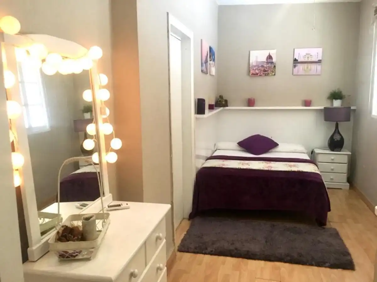 Bedroom of Flat for sale in Málaga  with Air Conditioner and Furnished
