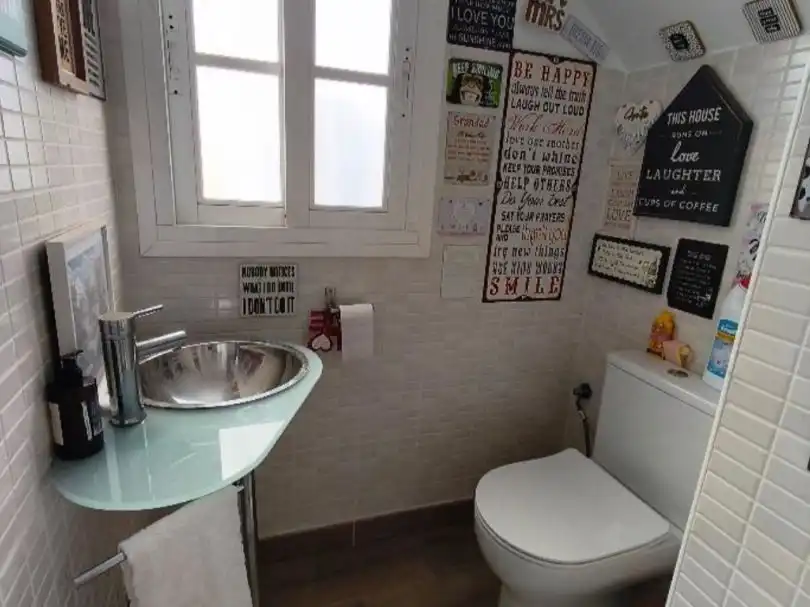 Bany de Casa o xalet en venda en Mijas amb Aire condicionat, Terrassa i Balcó