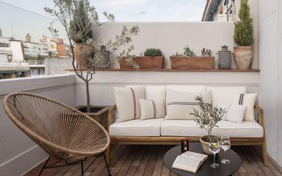 Terrace of Attic for sale in  Barcelona Capital  with Air Conditioner, Heating and Parquet flooring