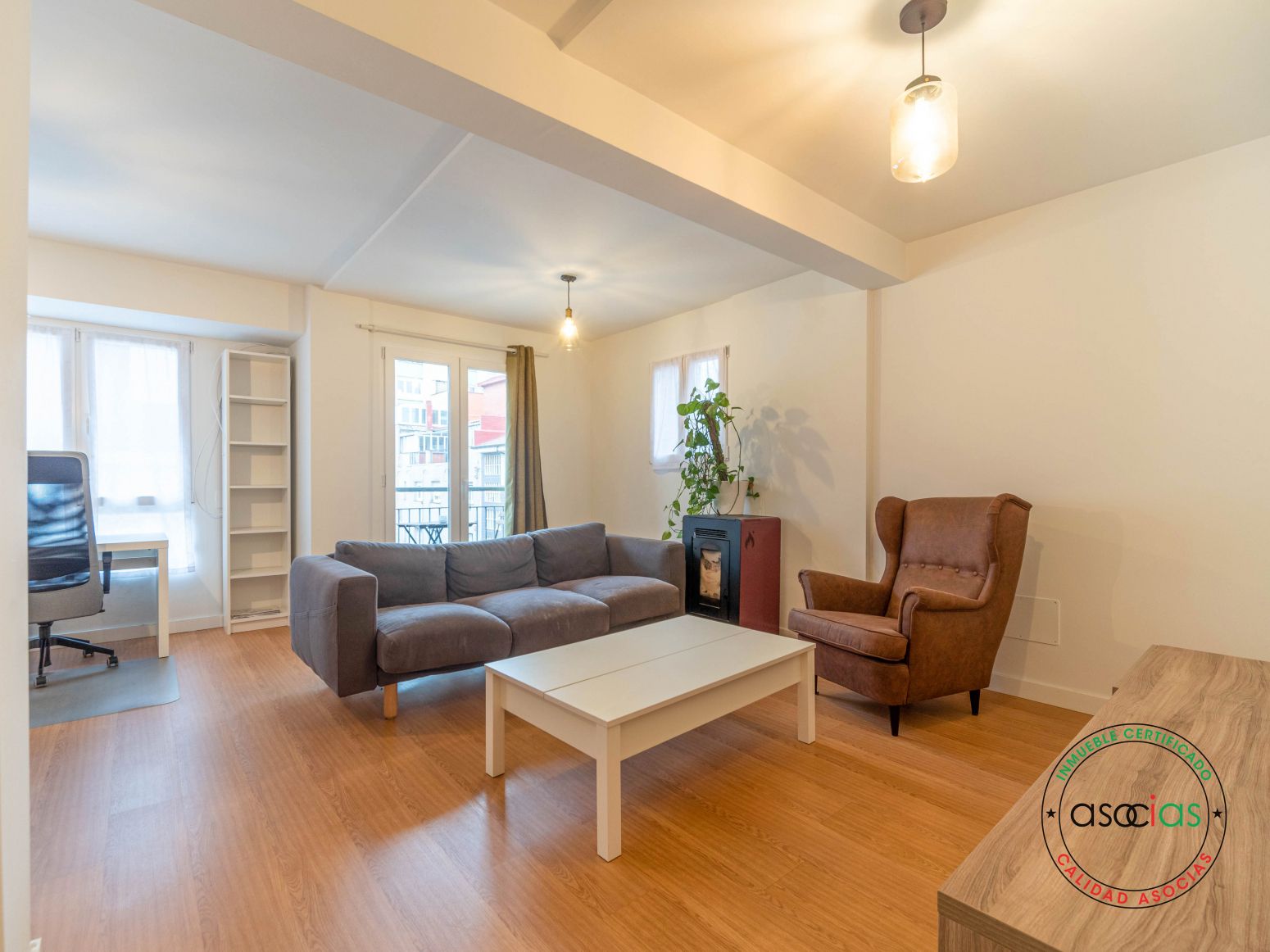 Sala de estar de Piso en venta en Gijón  con Calefacción y Terraza