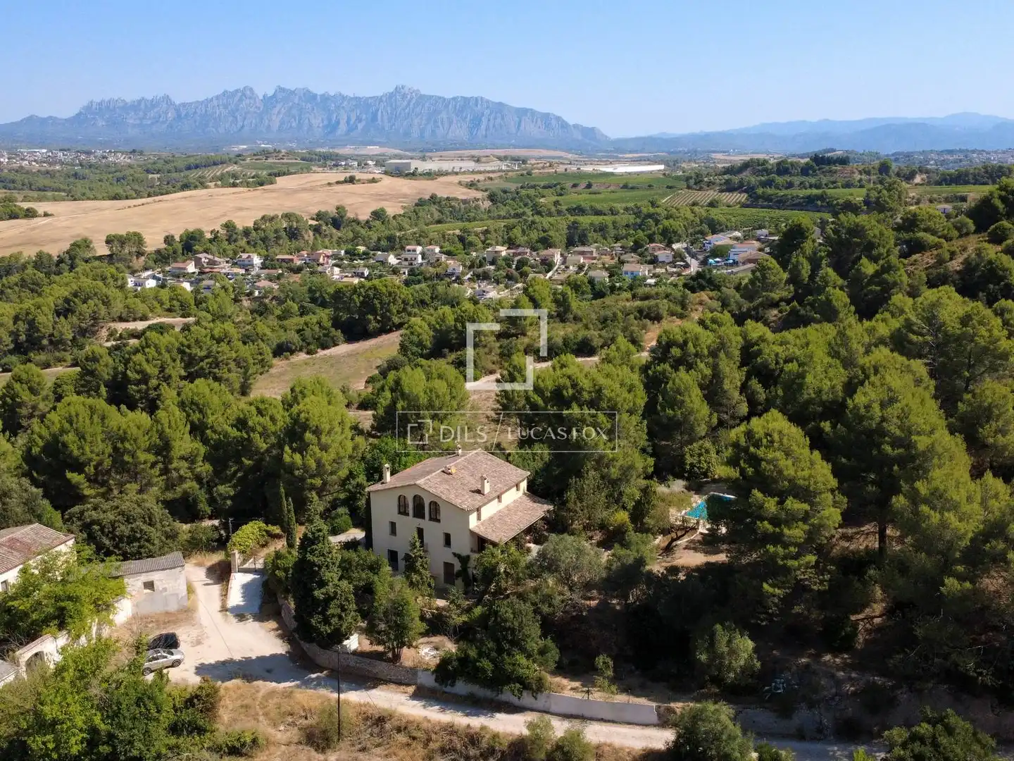 Vista exterior de Finca rústica en venta en Piera con Calefacción, Jardín privado y Trastero