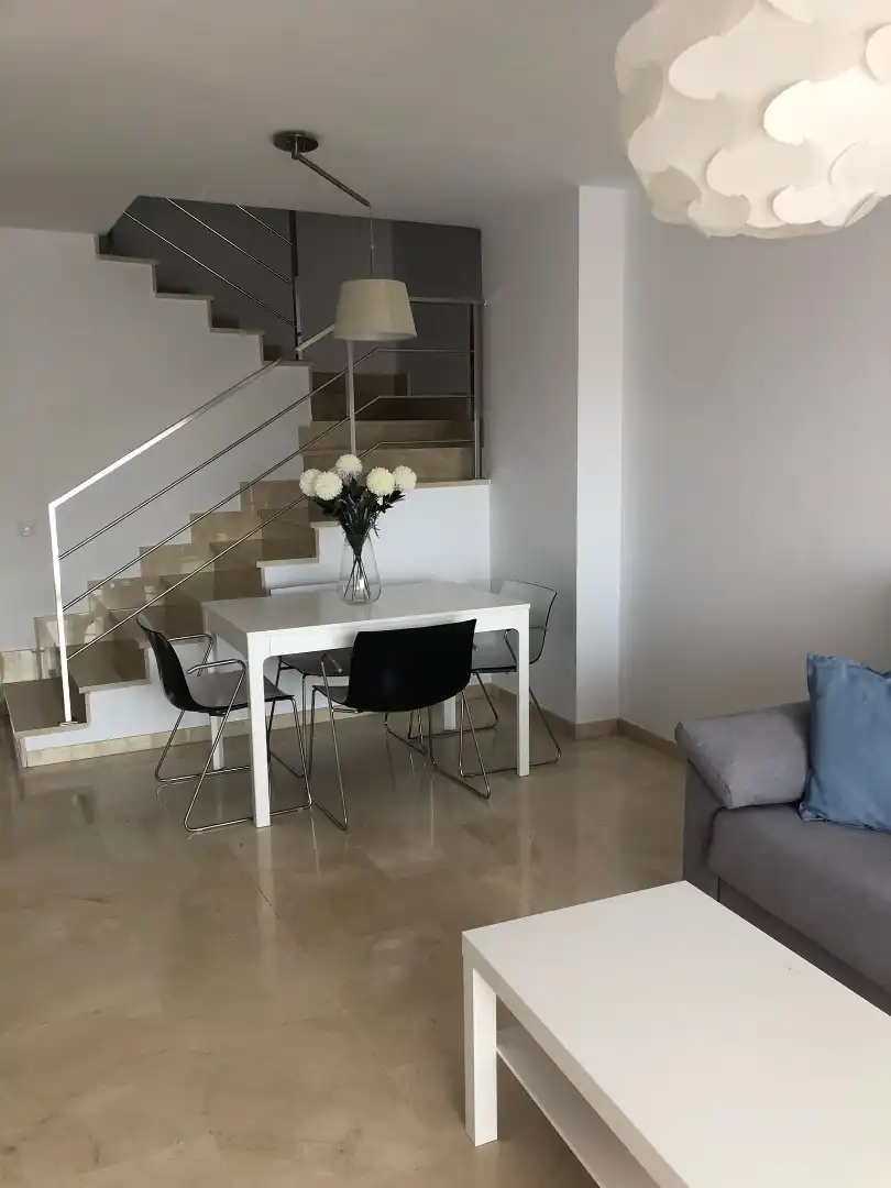 Esszimmer von Maisonette zur Miete in Fuengirola mit Klimaanlage, Möbliert und Ofen