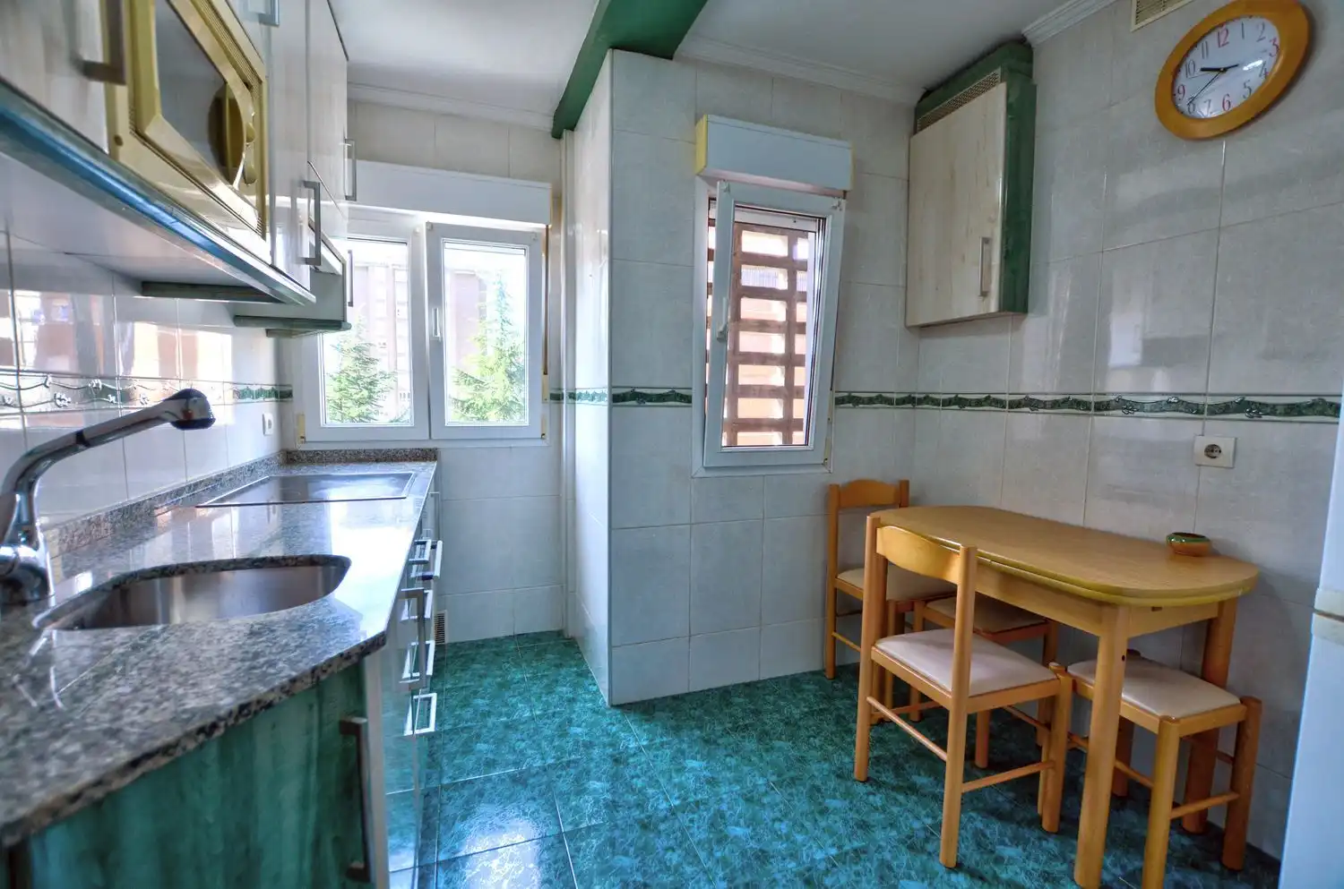 Kitchen of Flat for sale in Gijón   with Storage room and Swimming Pool