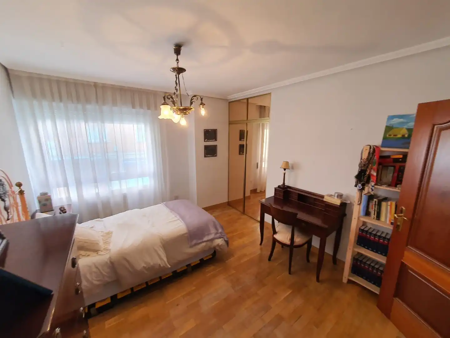 Schlafzimmer von Wohnung zum Verkauf in Palencia mit Heizung, Parkett und Abstellraum