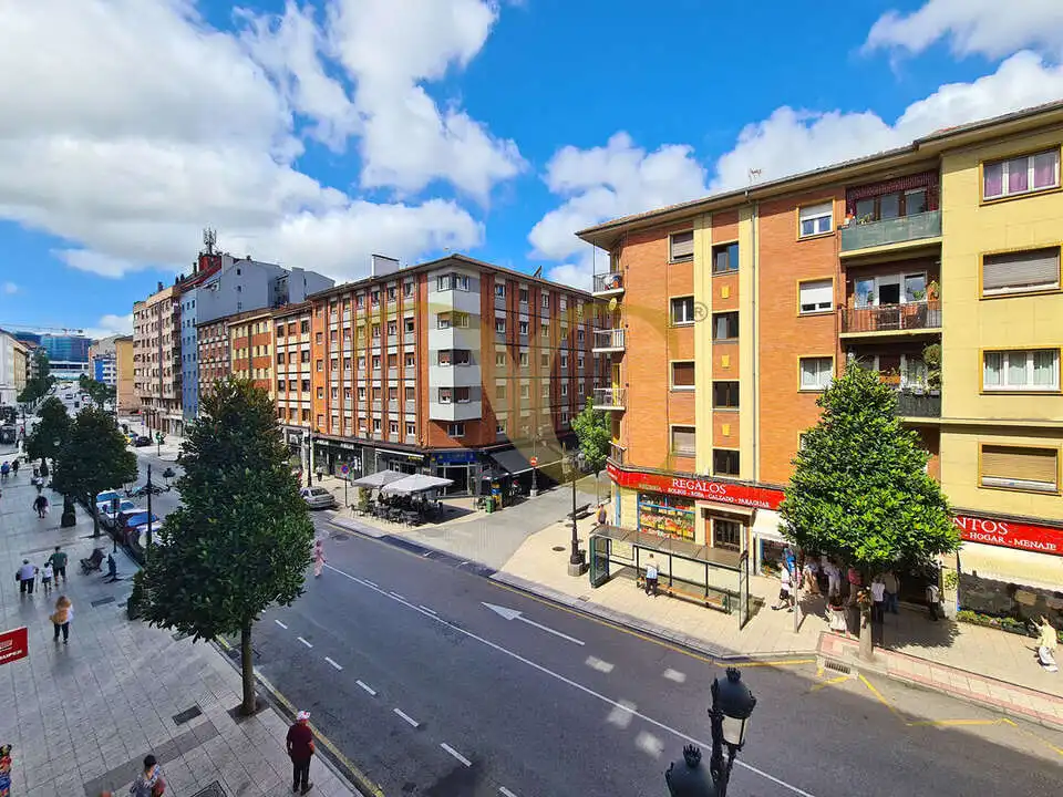 Vista exterior de Pis en venda en Oviedo 