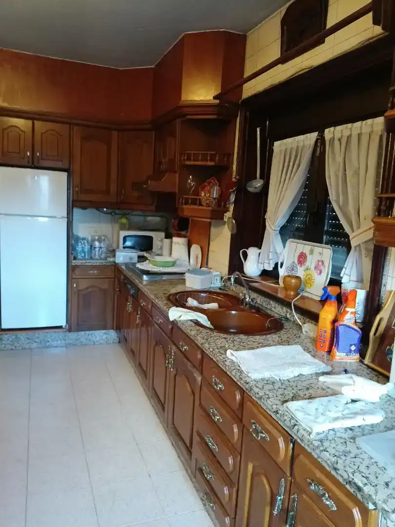 Cocina de Casa adosada en venta en Beariz con Jardín privado, Parquet y Trastero