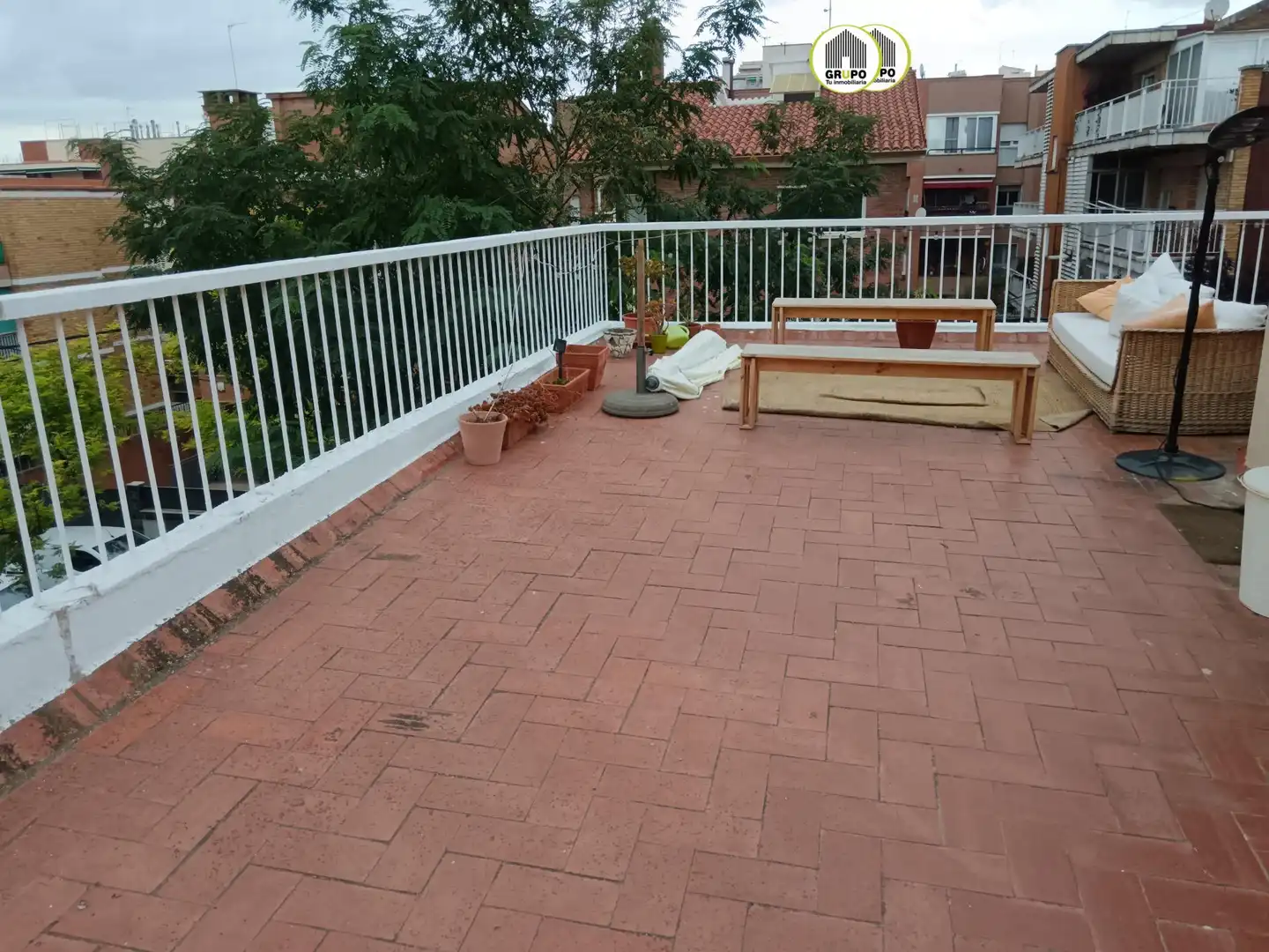 Terrace of Attic for rent in Esplugues de Llobregat  with Air Conditioner, Heating and Terrace