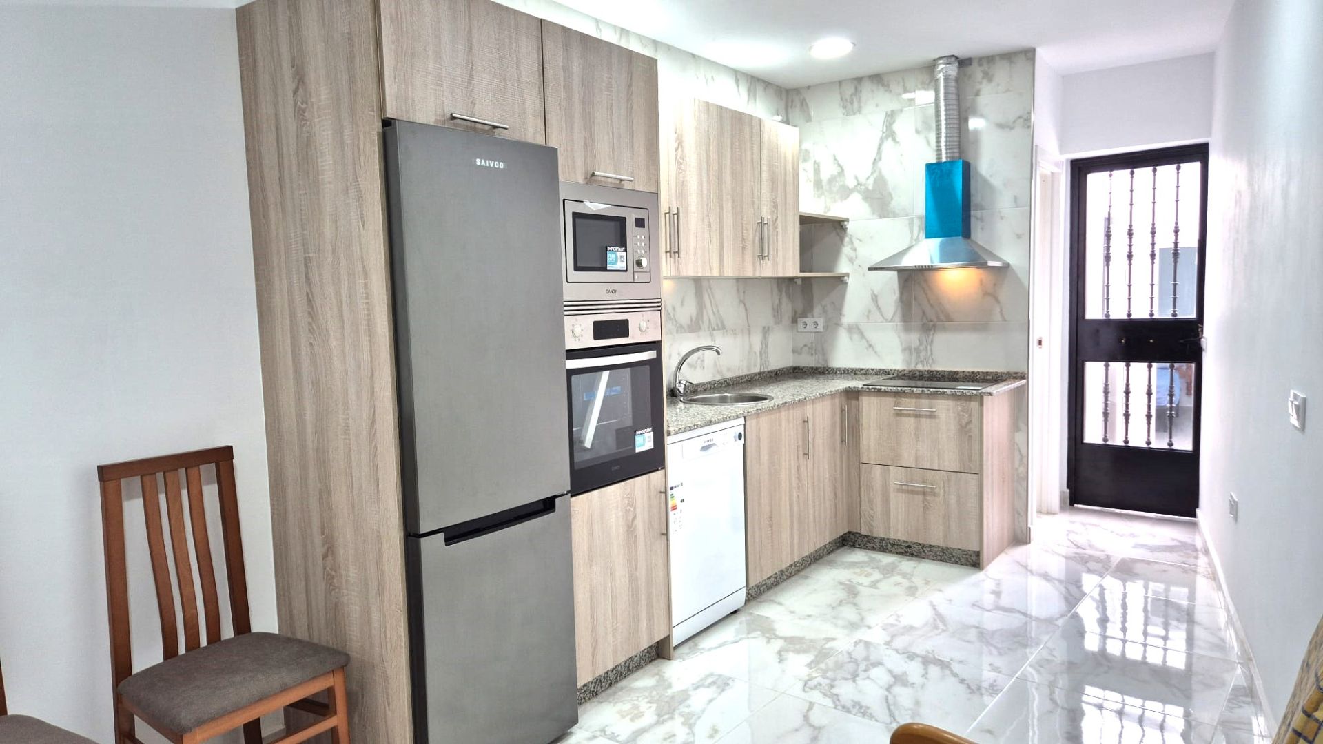 Cocina de Piso de alquiler en Badajoz Capital con Aire acondicionado, Calefacción y Terraza