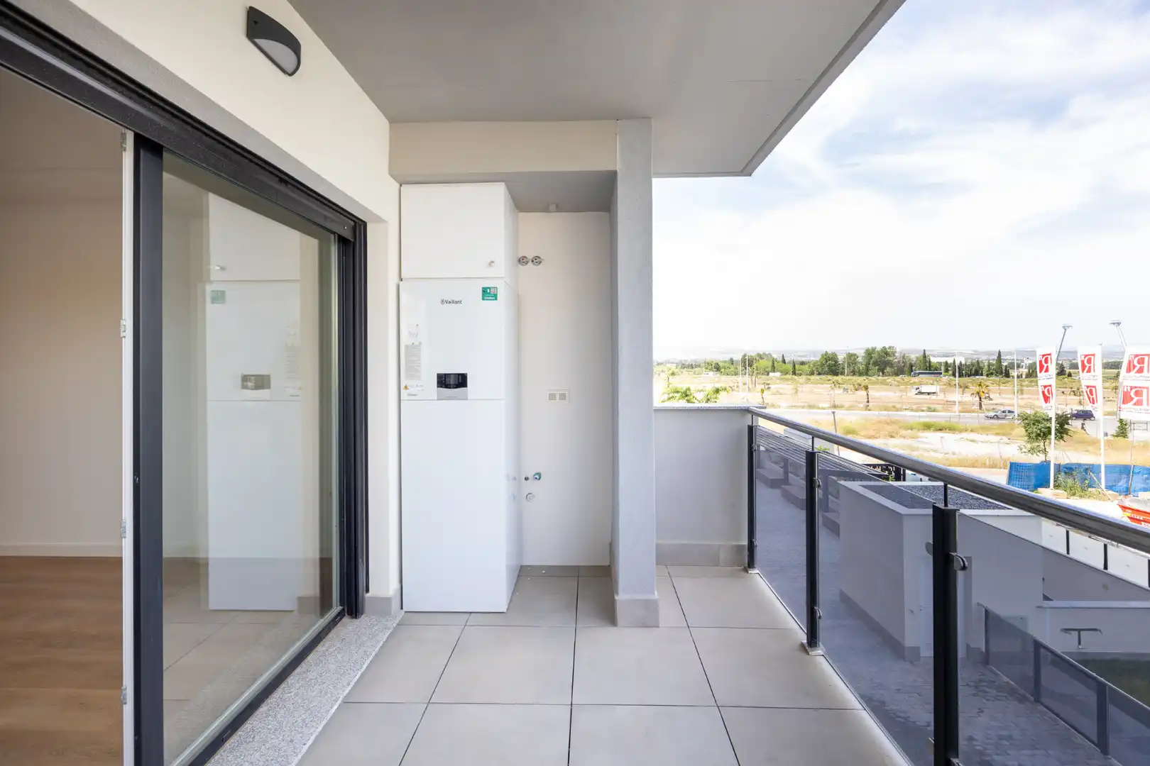 Balcony of Flat for rent in Granada  with Air Conditioner, Heating and Terrace