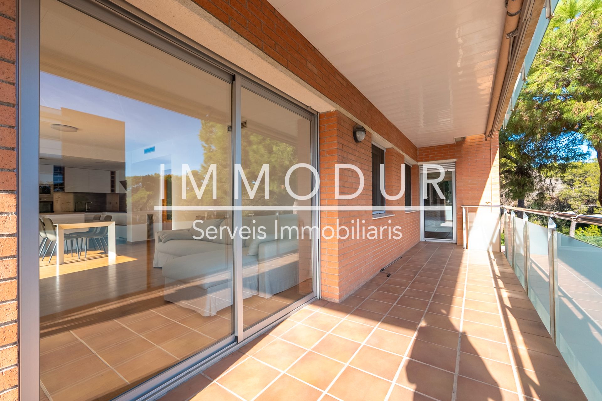 Terrace of Flat to rent in Gavà  with Air Conditioner, Heating and Parquet flooring