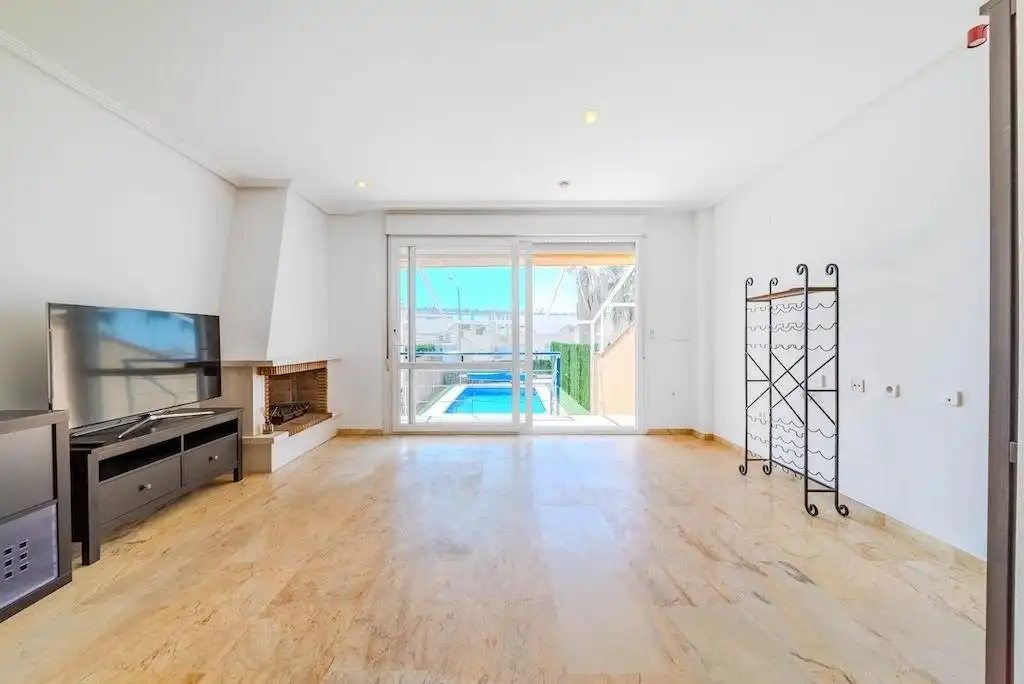 Wohnzimmer von Country house zum Verkauf in Orihuela mit Privatgarten, Terrasse und Schwimmbad