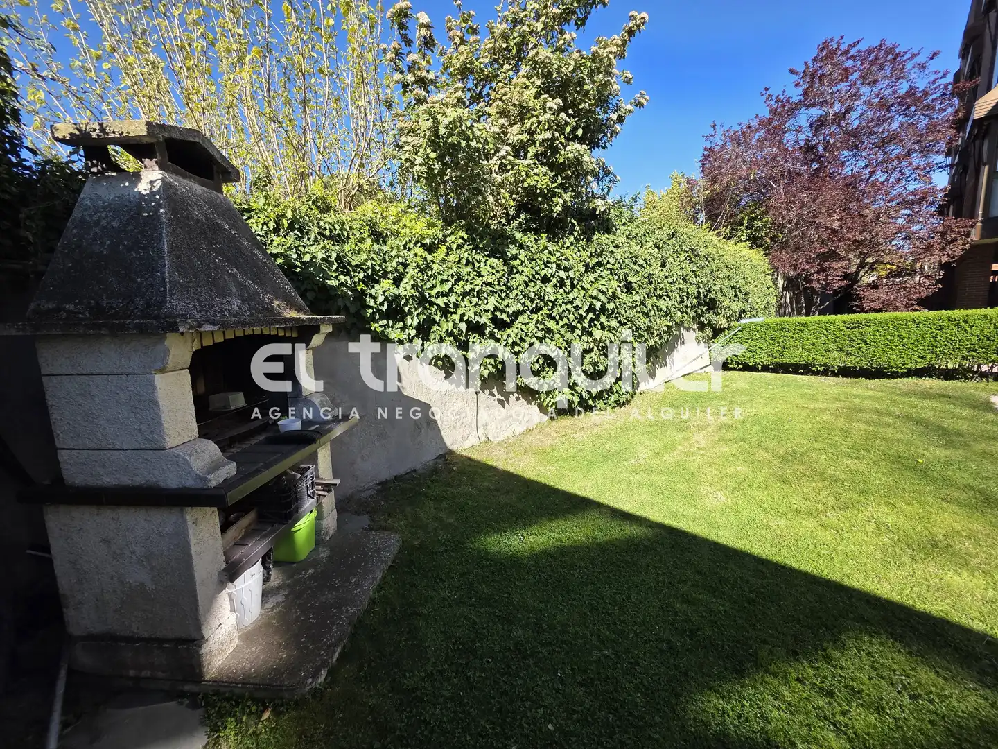 Jardí de Pis de lloguer en Madrid amb Aire condicionat, Parquet i Piscina