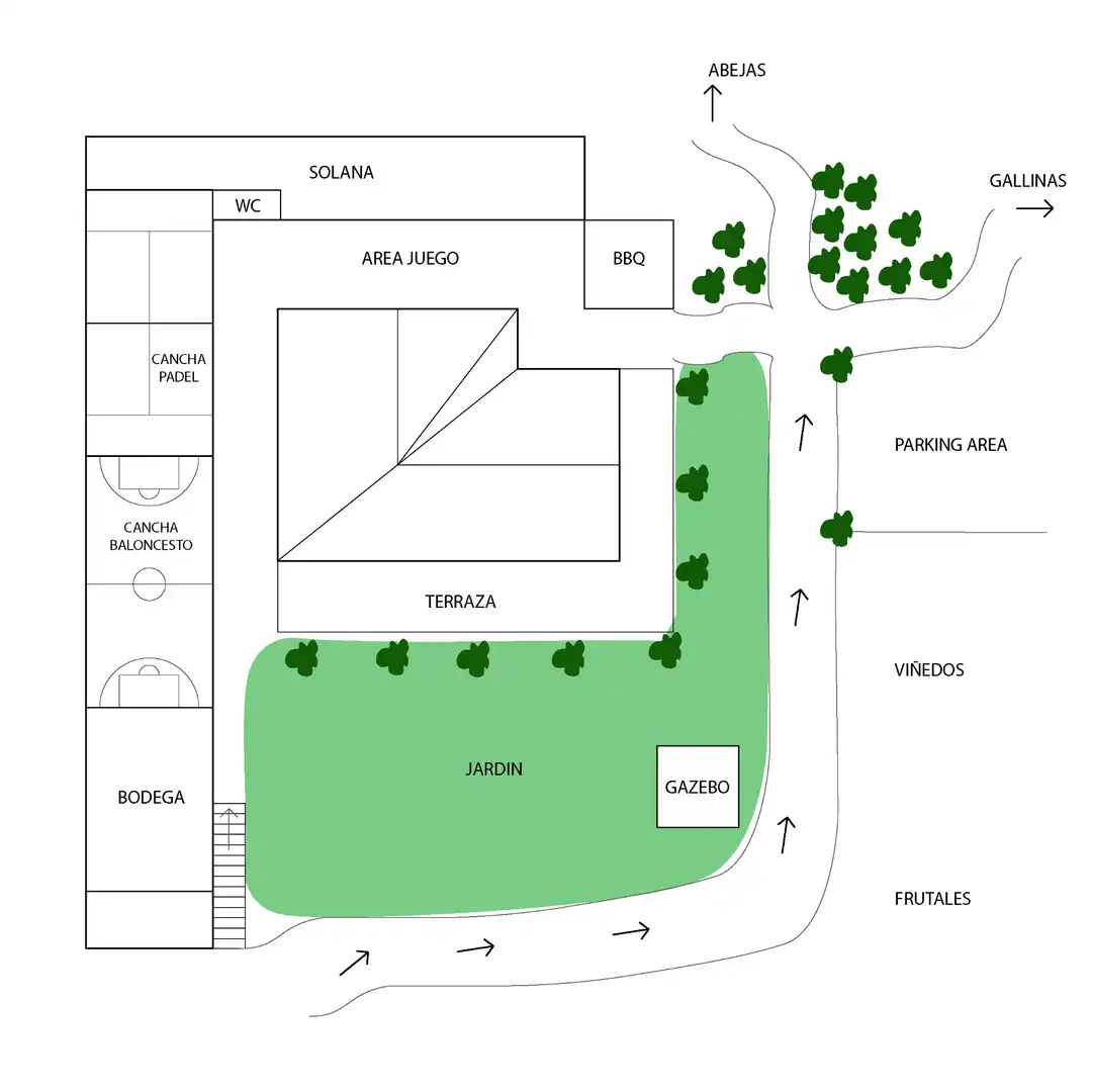 Jardín de Casa o chalet de alquiler en Tegueste con Jardín privado, Terraza y Amueblado