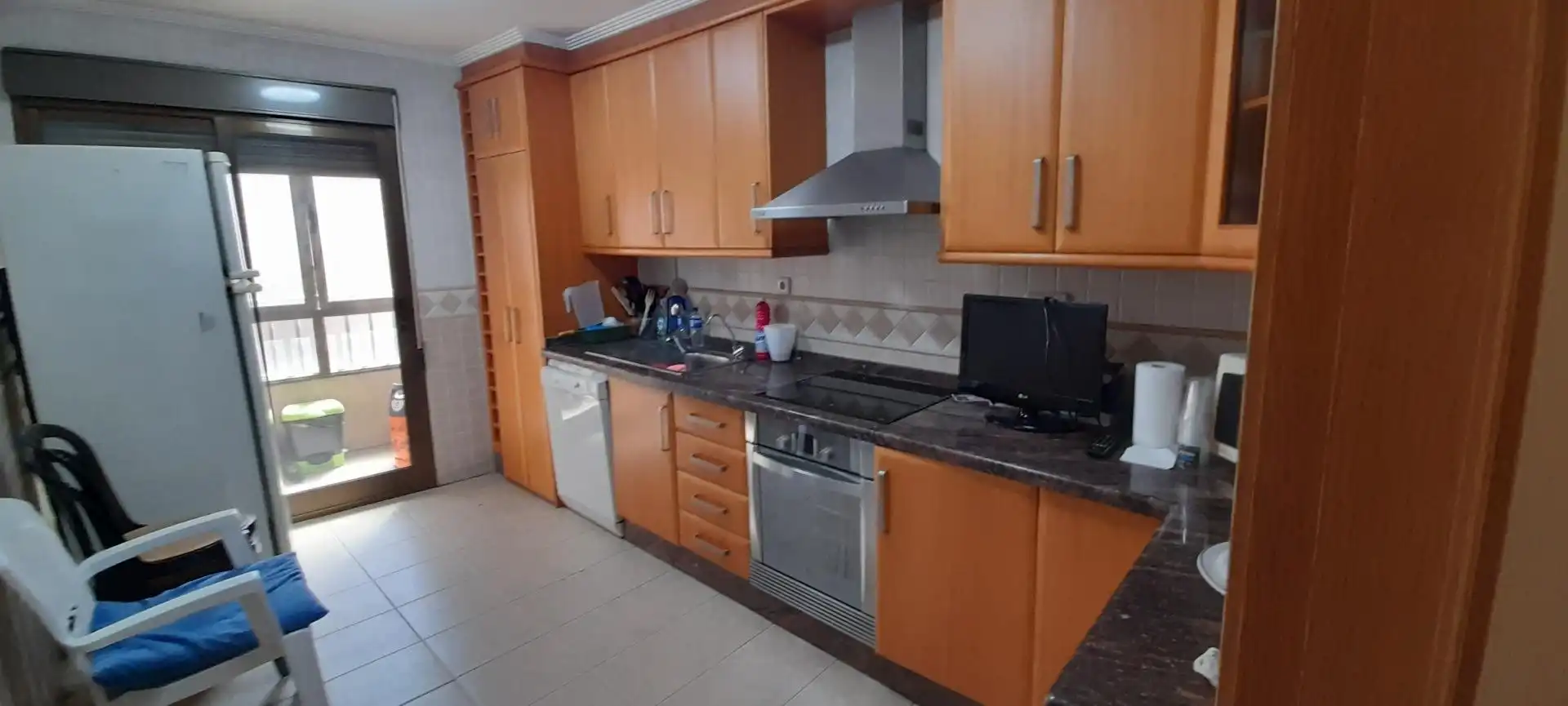Küche von Wohnung zur Miete in Elche / Elx mit Klimaanlage, Möbliert und Balkon