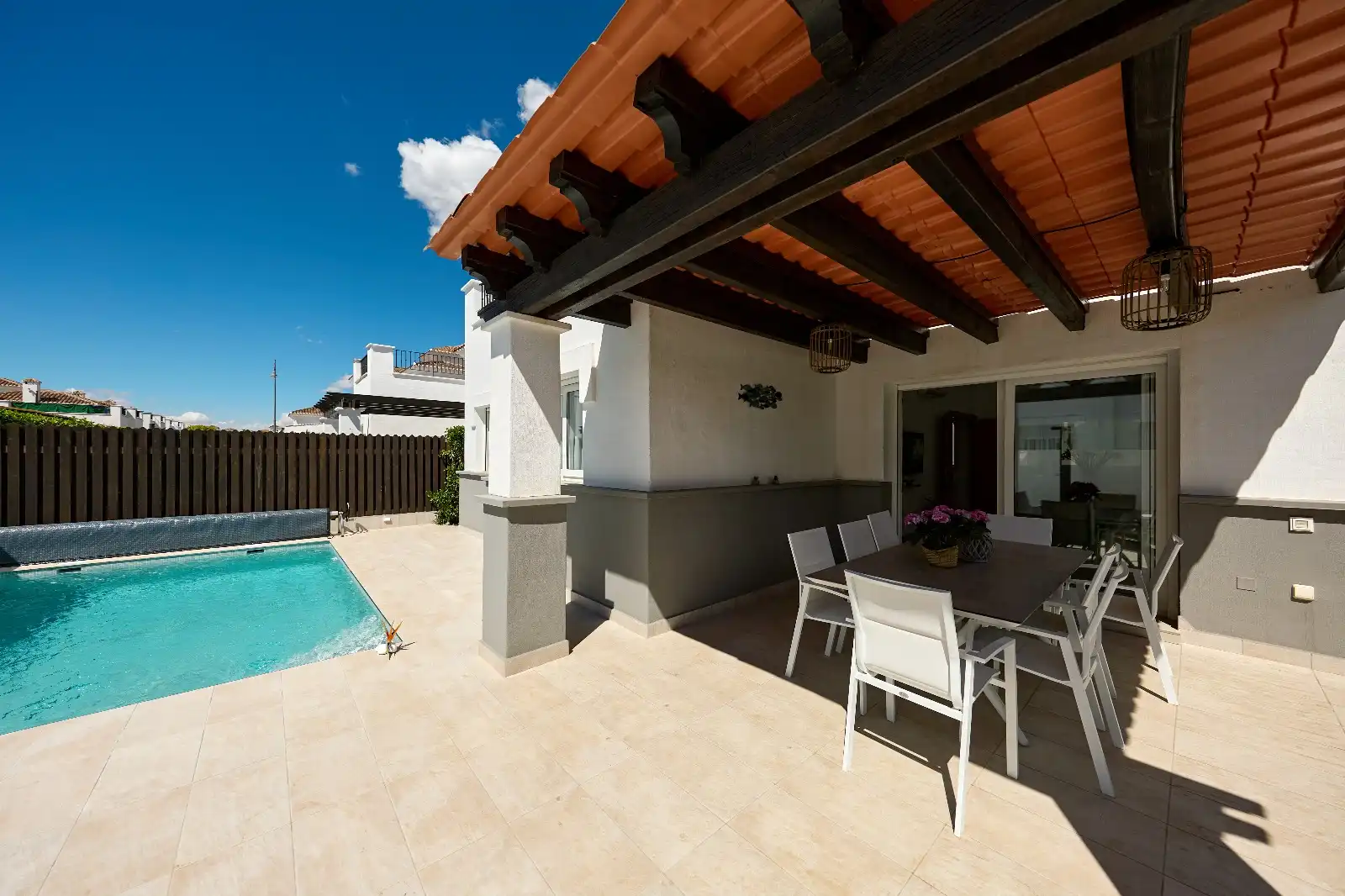 Terraza de Casa o chalet en venta en Torre-Pacheco con Aire acondicionado, Calefacción y Jardín privado