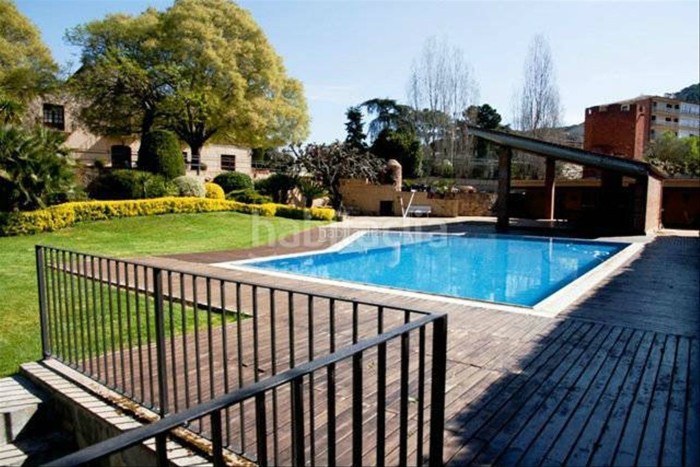 Swimming pool of Country house for sale in La Roca del Vallès  with Heating, Private garden and Storage room
