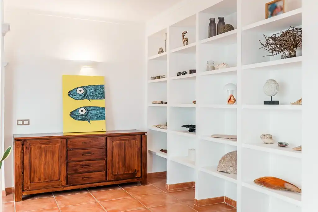Wohnzimmer von Country house zum Verkauf in Consell mit Klimaanlage, Heizung und Terrasse