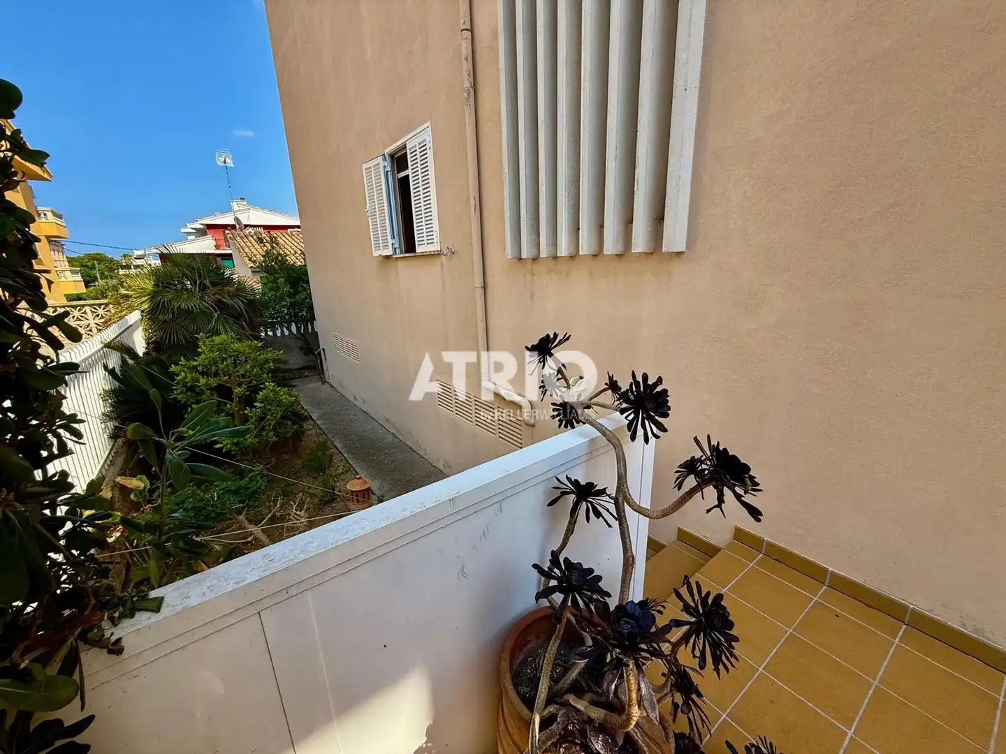 Terrasse von Wohnung zum Verkauf in Santa Margalida mit Klimaanlage, Privatgarten und Terrasse
